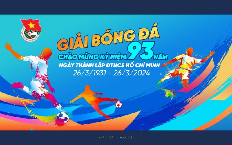 Background bóng đá đẹp dành cho giải đấu